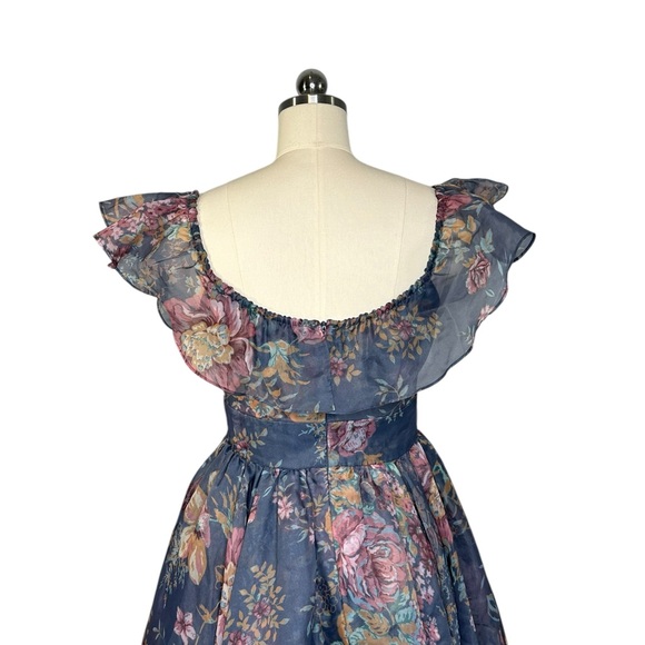 Selkie Dresses & Skirts - Selkie Printed Romance Novel Princess Puffy Off the Shoulder Floral Maxi Gown| S